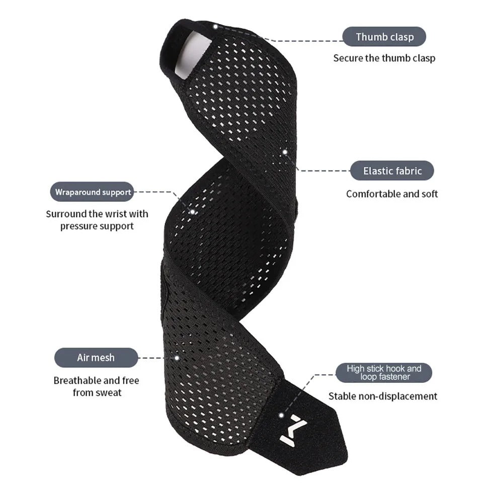 Arthritis & Carpal Tunnel Relief, Adjustable Compression Sleeve, Breathable Wrist Support Brace for Work Gym