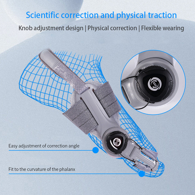 Unisex Bunion Corrector, Foot Hallux Valgus Braces, Adjustable Toe Straightener, Rotatable Toe Separator, Pedicure