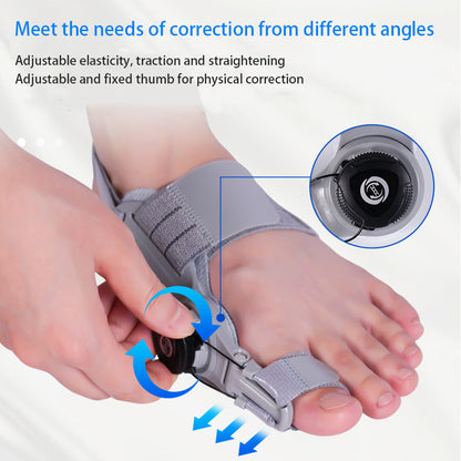 Unisex Bunion Corrector, Foot Hallux Valgus Braces, Adjustable Toe Straightener, Rotatable Toe Separator, Pedicure