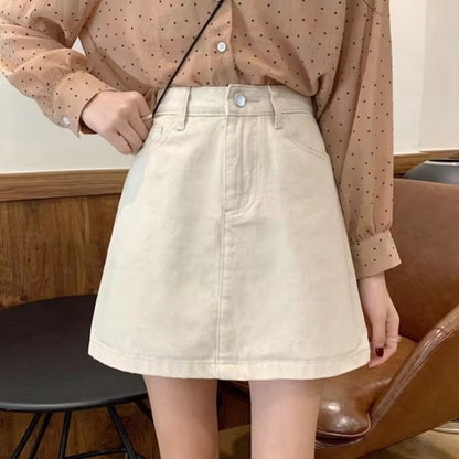 Summer Denim Short Skirt for Women, High Waist Sexy Tight Fit | Y2K Bag Hip Mini Skirt, Stretchy Jeans Skirt for Ladies