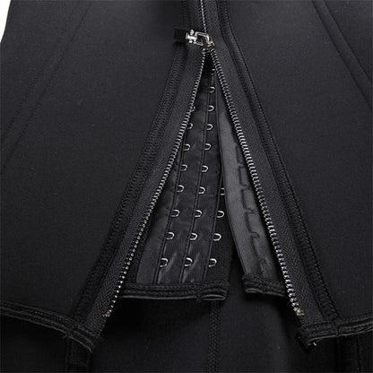 Body Shaper Sleeveless Top Tummy Control, Waist Trainer Tank Top For Women With Zipper, Activewear Underwear