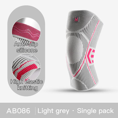 Anti Slip Silicone Knee Sleeve, Professional Knee Support Compression, Braces for Meniscus Tear Knee Pain
