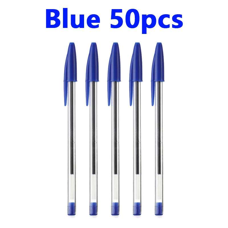 1050 Pcs Ballpoint Pens 10mm Blue  Black Ink Smooth Writing Long Lasting Pens For School Office Stu 6
