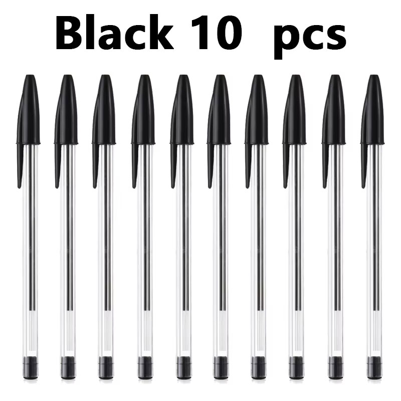 1050 Pcs Ballpoint Pens 10mm Blue  Black Ink Smooth Writing Long Lasting Pens For School Office Stu 8