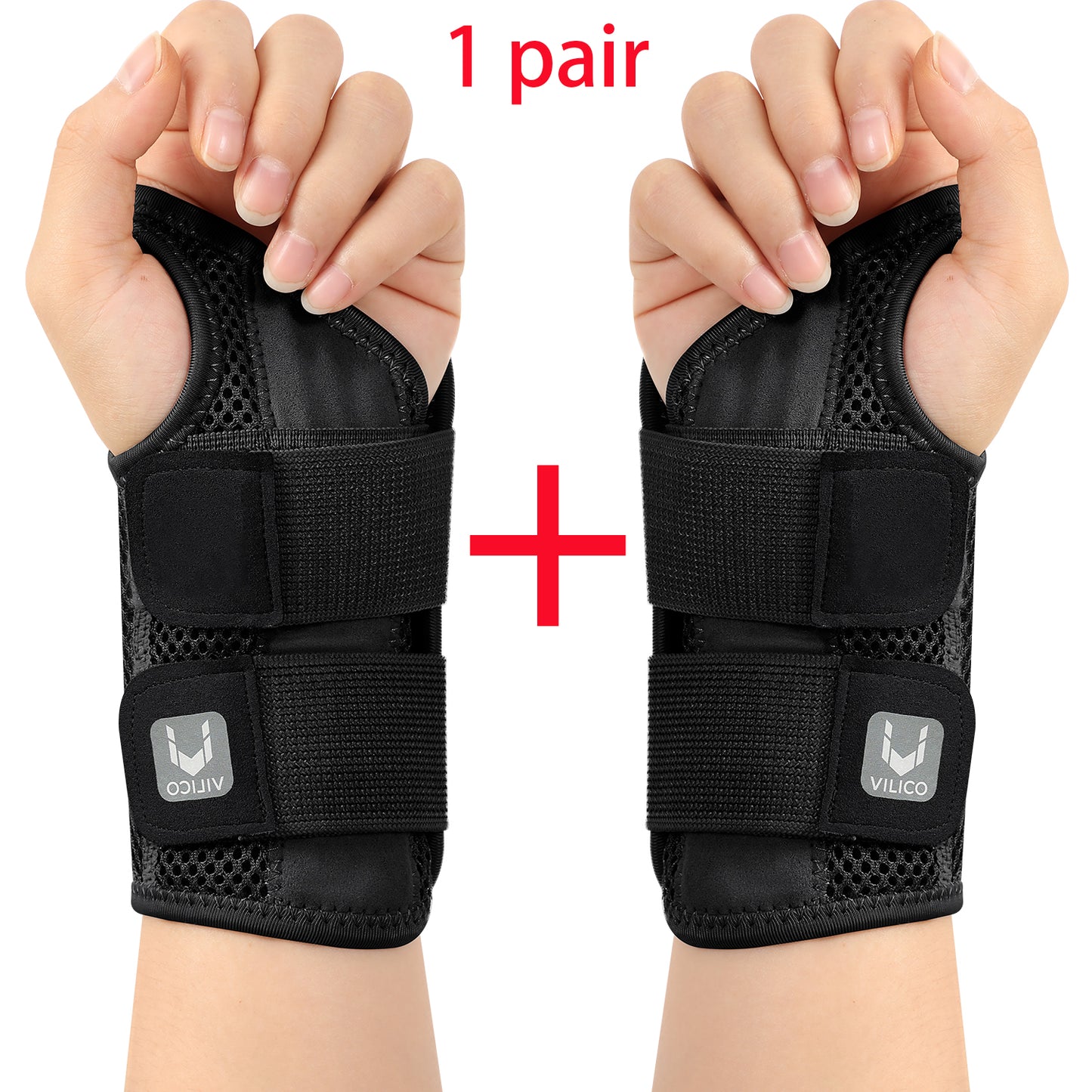 Adjustable Dual Strap Wrist Guard 12 Finger Joint Pain Tendon Sheath Thumb Strain Protection Thin D 6