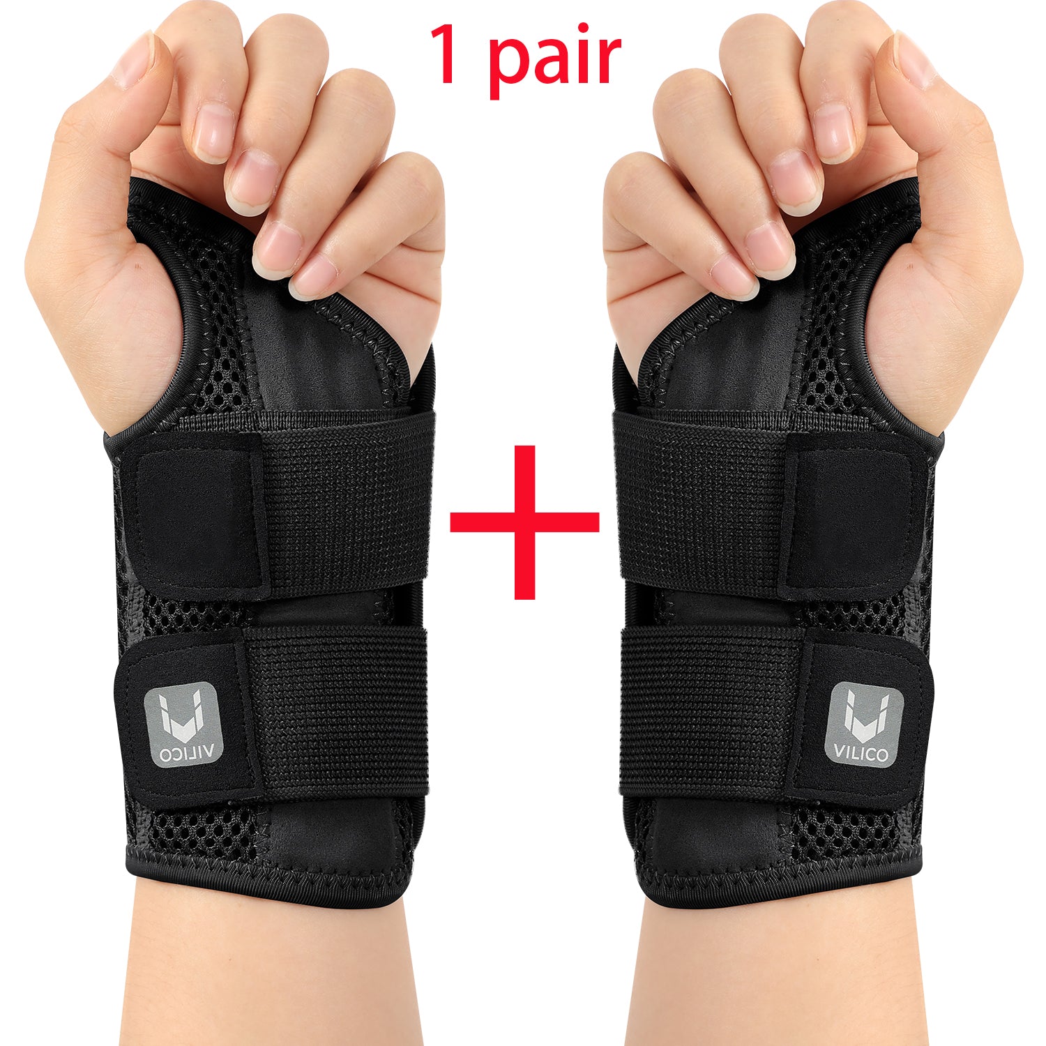 Adjustable Dual Strap Wrist Guard 12 Finger Joint Pain Tendon Sheath Thumb Strain Protection Thin D 6