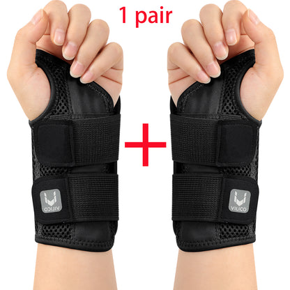 Adjustable Dual Strap Wrist Guard 12 Finger Joint Pain Tendon Sheath Thumb Strain Protection Thin D 6