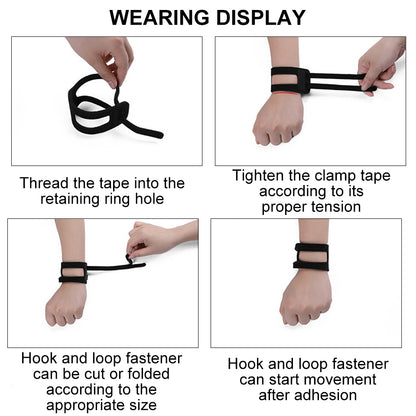 Adjustable Soft Thin Sports Yoga Wrist Band Pain Relief Brace Tear Injury Support Fitness Sprain Pr 4