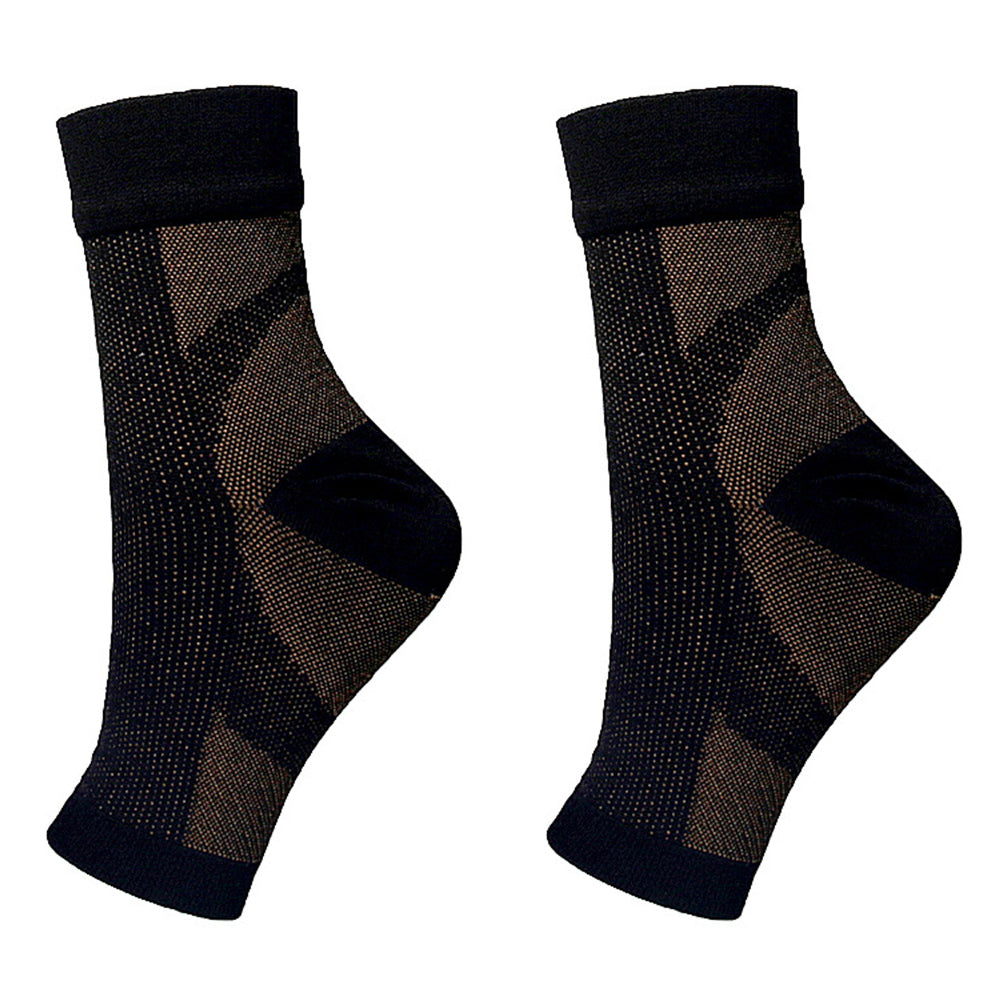 Compression Socks for Ankle Support, 1Pair Plantar Fasciitis Socks Sleeves, Injury Recovery Eases Swelling Women Men
