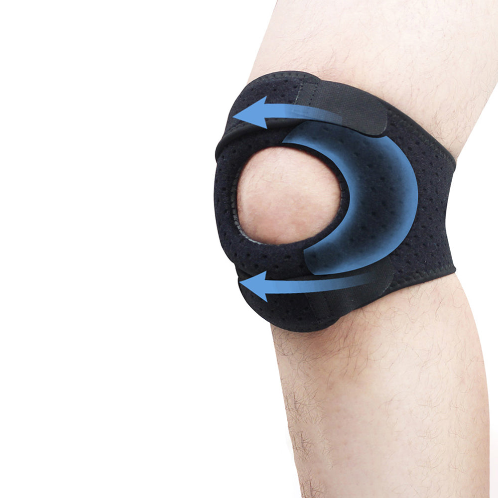 Knee Compression Sleeve Guard, Patella Brace for Women Men Pain Relief Workout Support