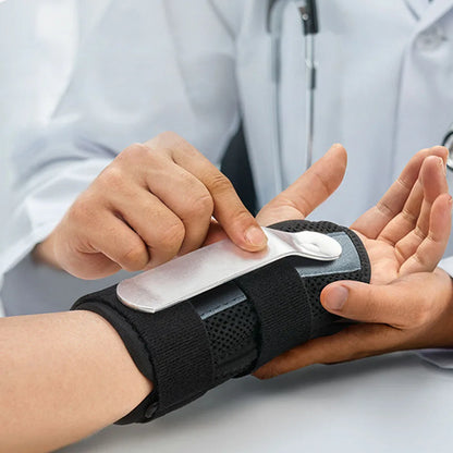Night Sleep Hand Brace for Pain Relief, Adjustable Wrist Support and Metal Splint Stabilizer, Wrist Brace Carpal Tunnel