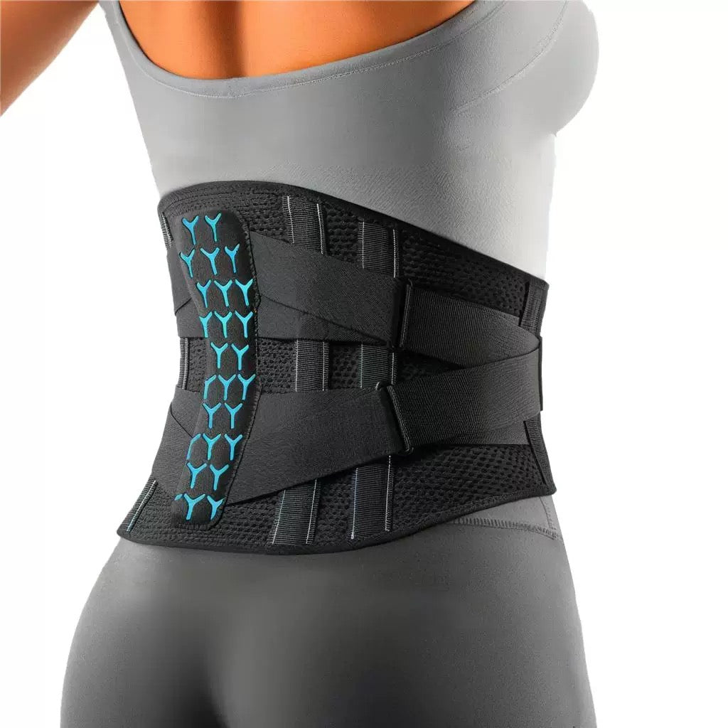 Lumbar Support Belt, Back Brace for Lower Back Pain, Comfortable 3D Pad, Ergonomic 7 Stays Support, Easy to Wear