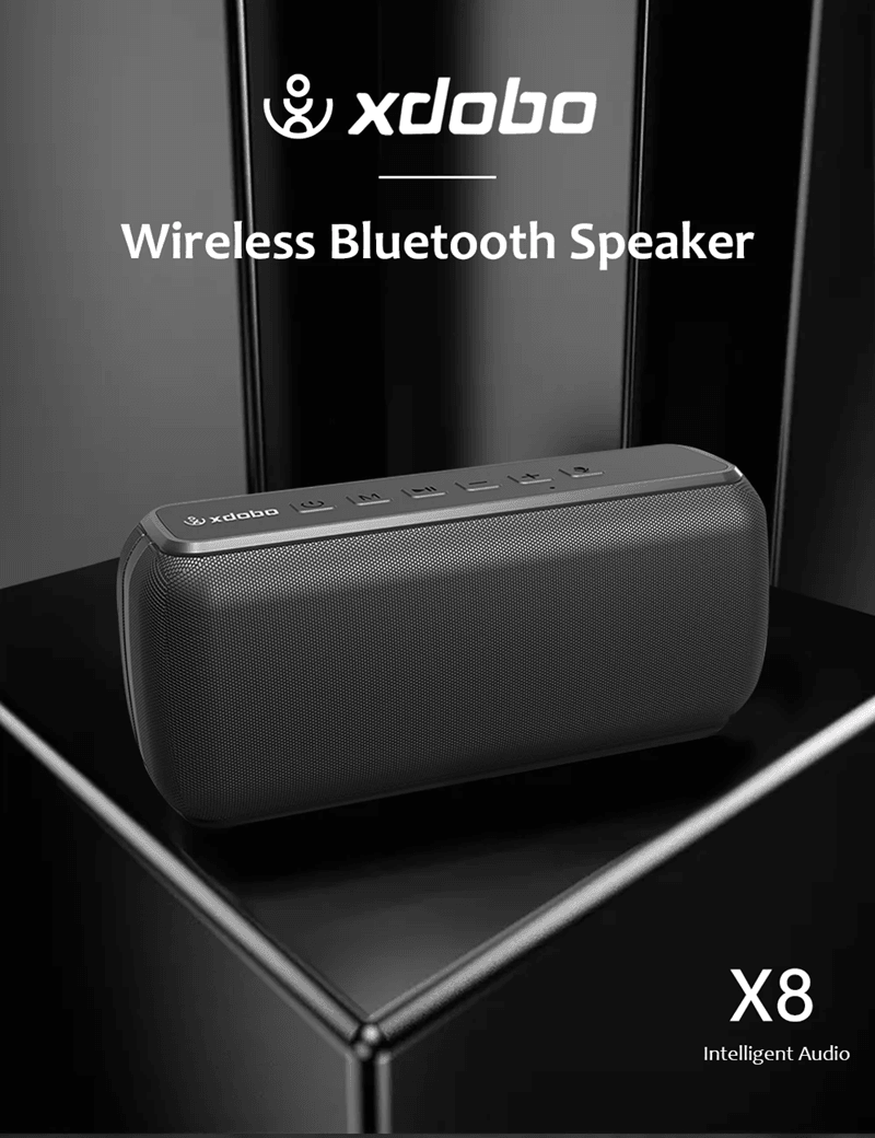 Xdobo X8II 60W Bluetooth Speaker Waterproof Portable Subwoofer with Powerful Bass