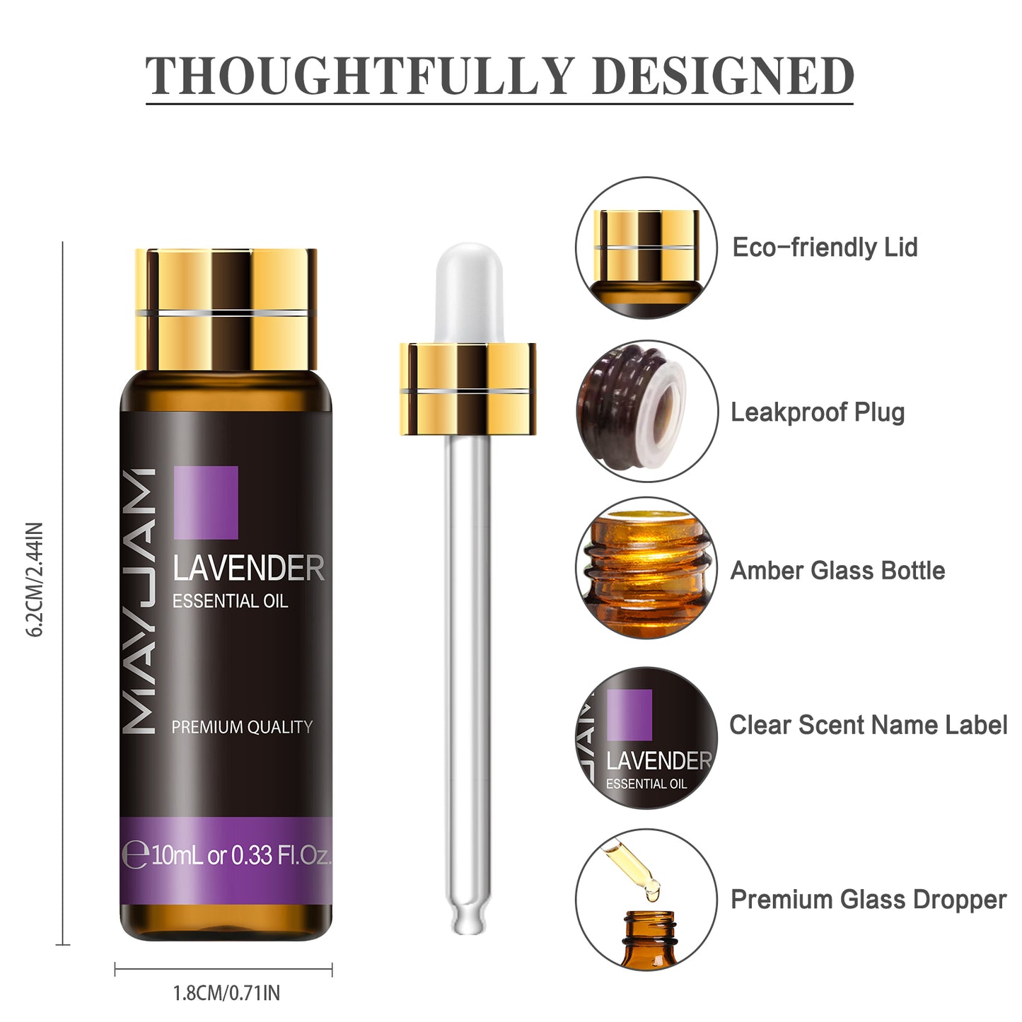Pure Plant Essential Oil For Humidifier Diffusers Tea Tree Rose For Bedroom Or Living Room 2
