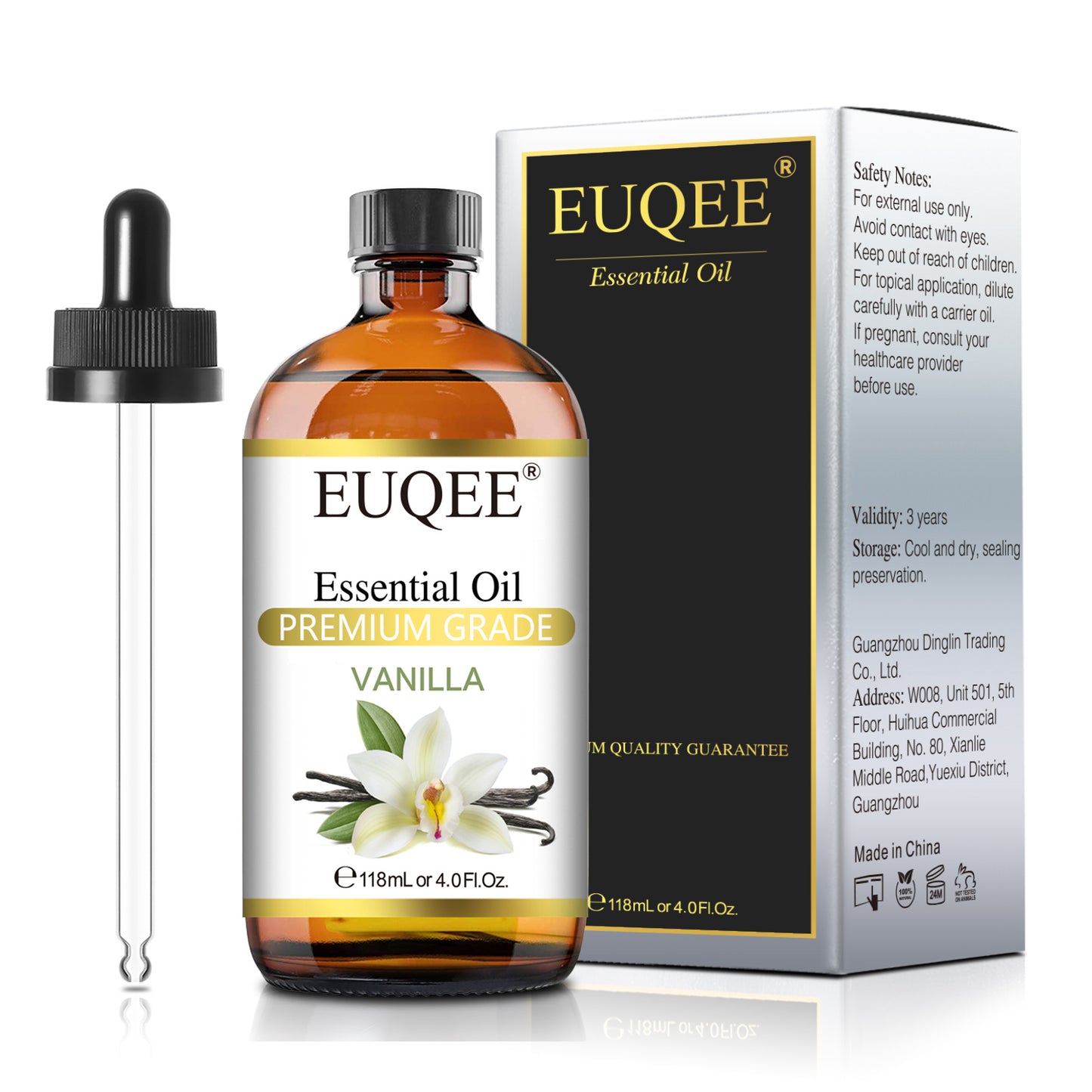 Essential Oils Set Lavender Jasmine Eucalyptus Vanilla Peppermint With Glass Dropper For Humidifier 3