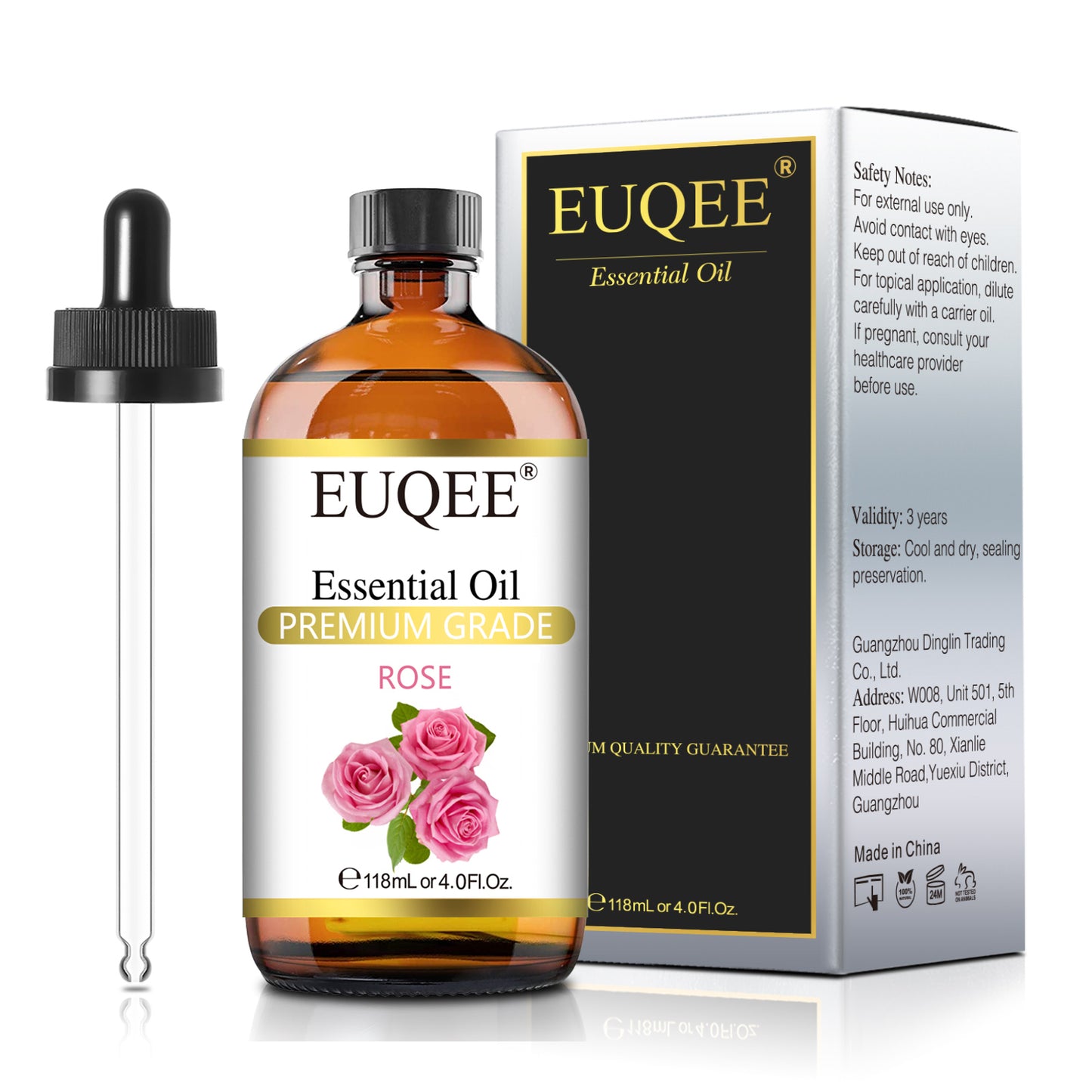 Essential Oils Set Lavender Jasmine Eucalyptus Vanilla Peppermint With Glass Dropper For Humidifier 6