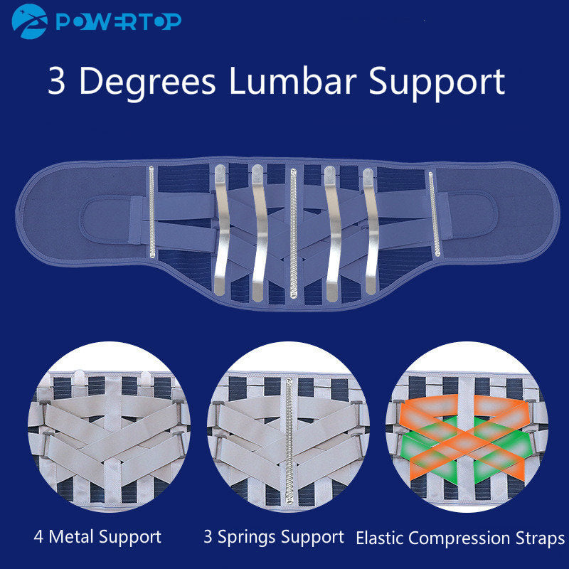 Adjustable Waist Trainer Belt Self Heating Lumbar Support Belt Magnetic Orthopedic Back Brace Spine Straight Pain Relief