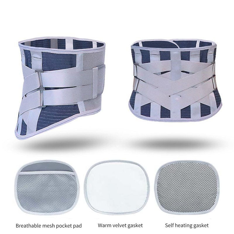 Adjustable Waist Trainer Belt Self Heating Lumbar Support Belt Magnetic Orthopedic Back Brace Spine Straight Pain Relief