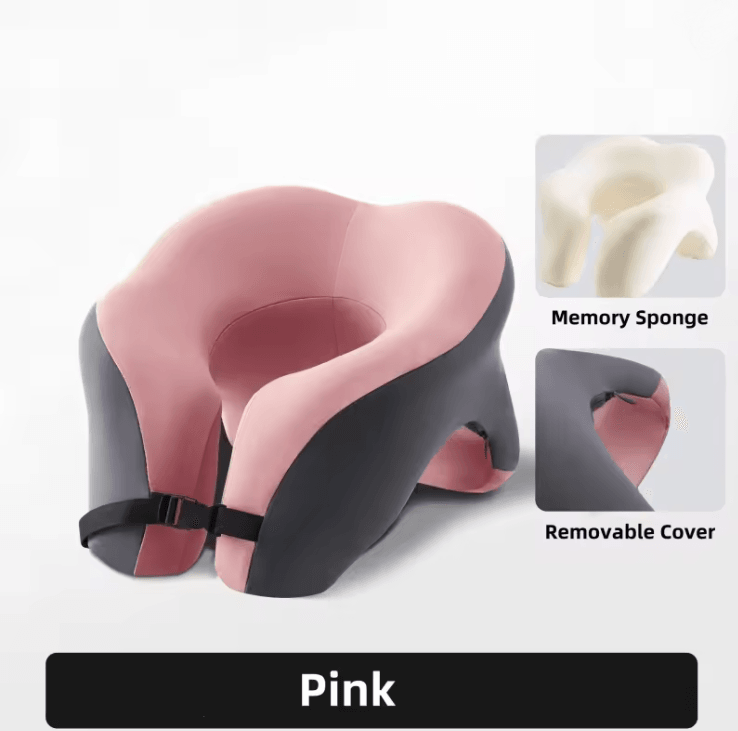 Portable Memory Foam Travel Pillow With Ergonomic U Shaped Neck Cushion 8
