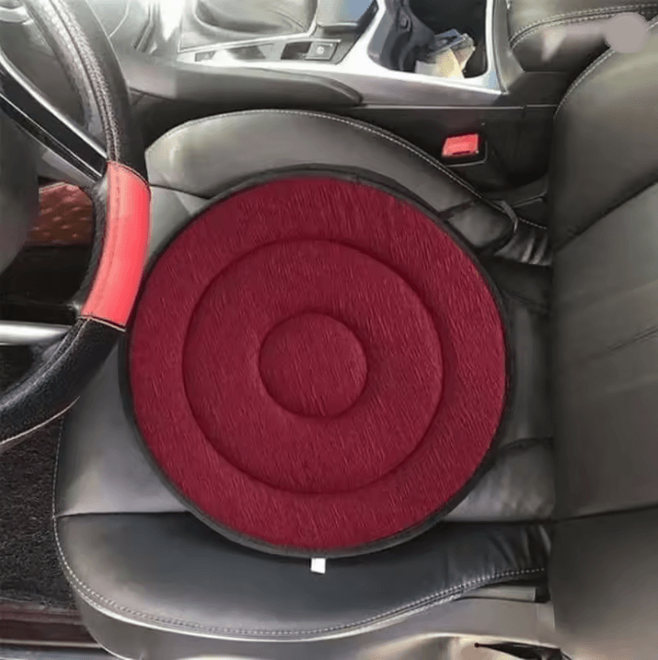 360 Degree Rotating Memory Foam Seat Cushion for Cars and Chairs