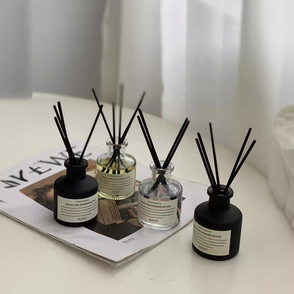 Flameless Home Fragrance Oil Freesia Jasmine with Rattan Diffuser Stick Room Air Freshener & Home Decoration Scent