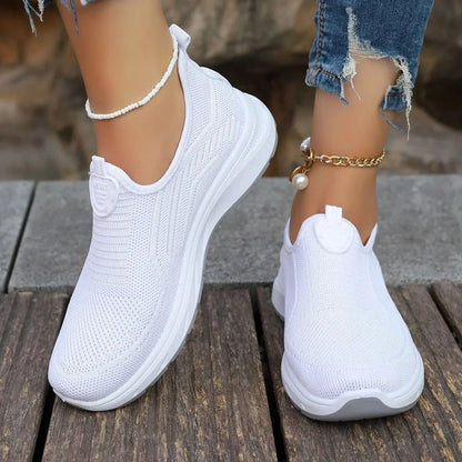 Lightweight Mesh Casual Shoes Women Breathable Soft Sole Summer Flats 6