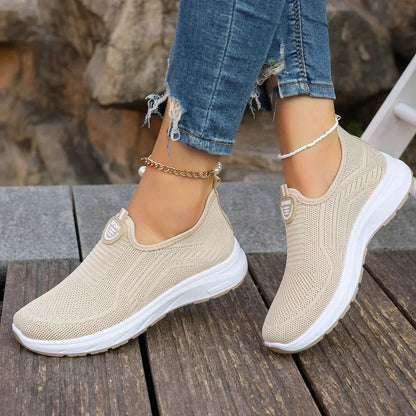 Lightweight Mesh Casual Shoes Women Breathable Soft Sole Summer Flats 7