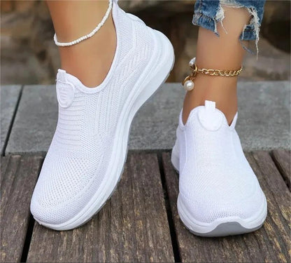 Lightweight Mesh Casual Shoes Women Breathable Soft Sole Summer Flats 1