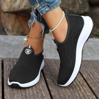 Lightweight Mesh Casual Shoes Women Breathable Soft Sole Summer Flats 4