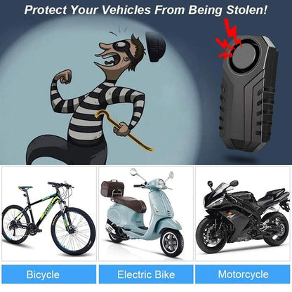 Wireless Vibration Alarm Anti Theft IP55 For Motorcycle And Bicycle 1