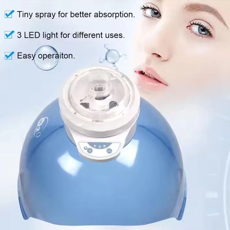 Standing Hydrogen Oxygen LED Facial Mask Red Blue Light Therapy Machine 2