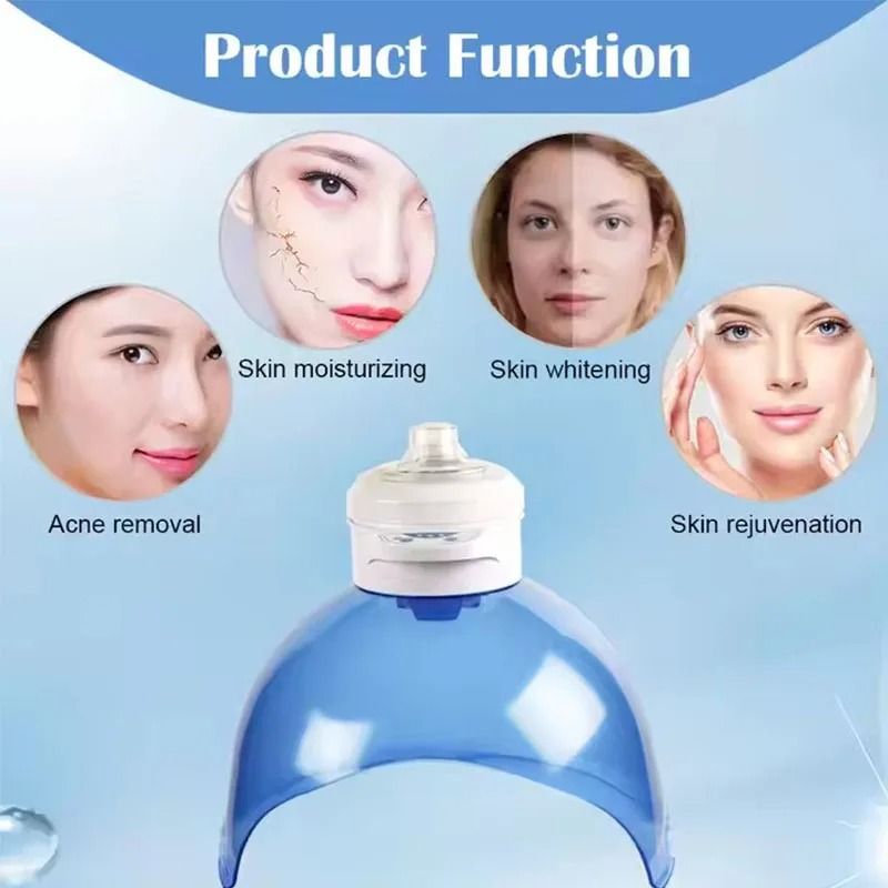 Standing Hydrogen Oxygen LED Facial Mask Red Blue Light Therapy Machine