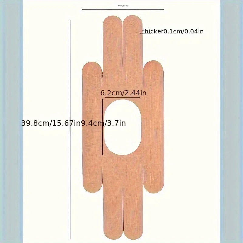 2pcs Kinesiology Tape, Sports Muscle Tape for Athletes, Self-Adhesive Elastic Knee and Achilles Tendon Support