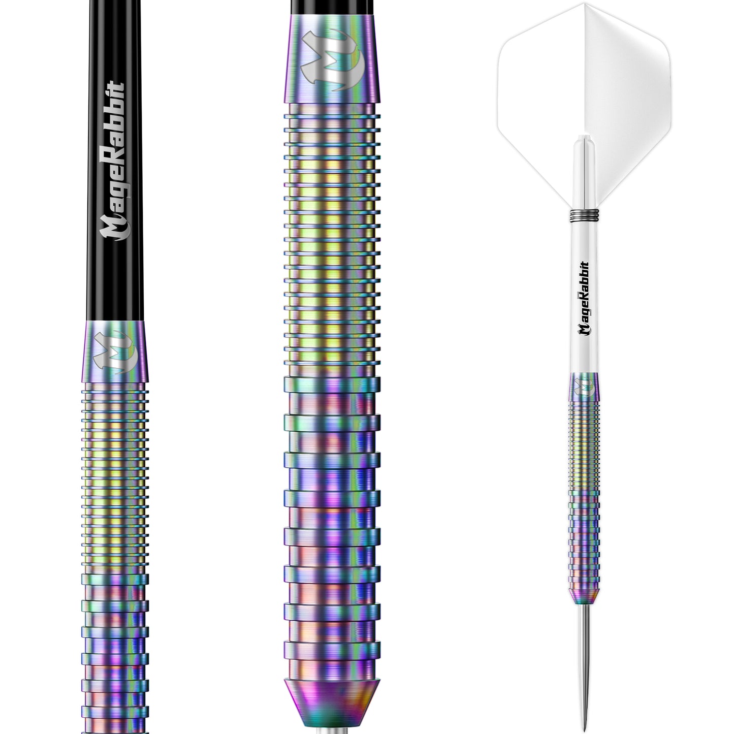 MageRabbit Tungsten Darts Professional Darts Set High Profile For Competitive Play With Flights Sha 2