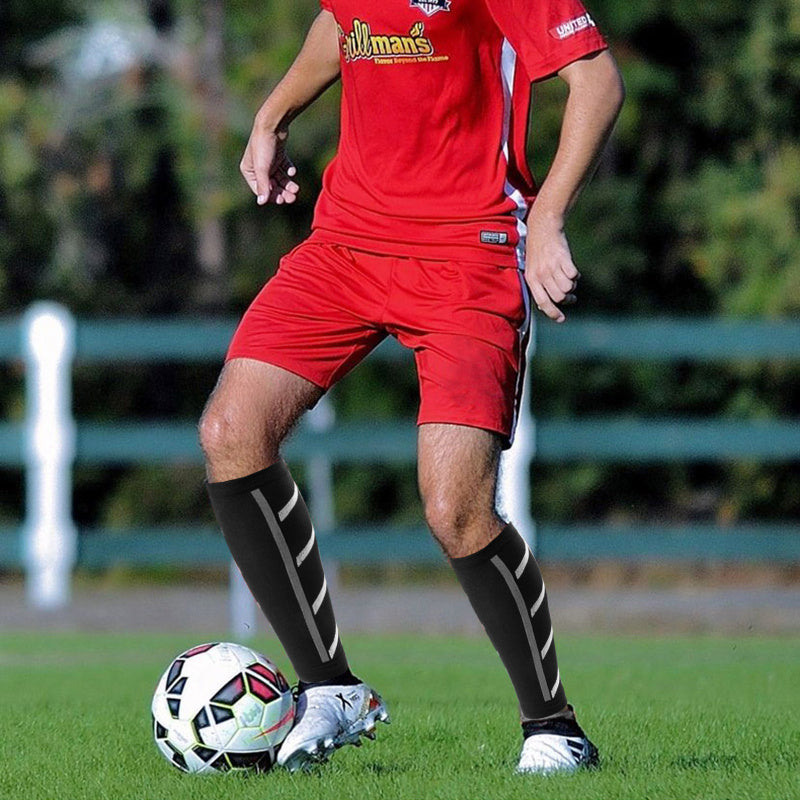 UV Protection Compression Calf Sleeves 1Pair, Breathable Support for Basketball Running Soccer Cycling