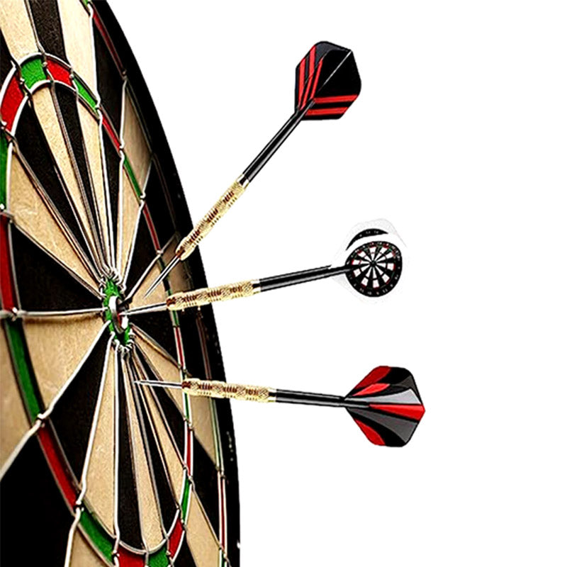 Professional Metal Darts, 18PCS Steel Tip Darts Set, 14G Copper Plated Dart Board Needles