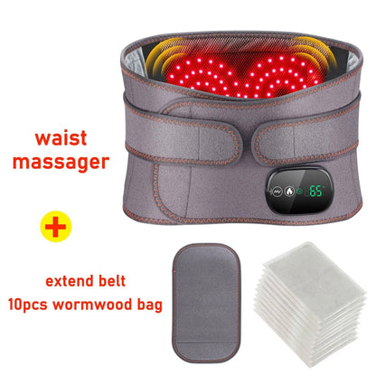 Electric Heating Waist Massager Belt With Hot Compress And Vibration 9