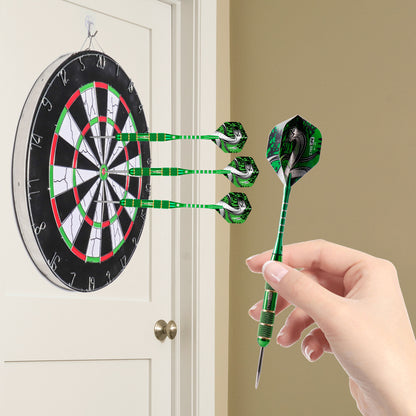 CyeeLife Professional Steel Tip Darts Set, 3PCS with Anti Fall Flights, Pure Copper Barrels, for Dartboard