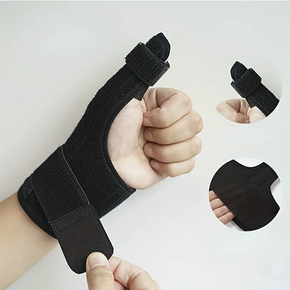 Lightweight Adjustable Thumb and Wrist Brace with Detachable Aluminum Splint for Men Women Breathable Support