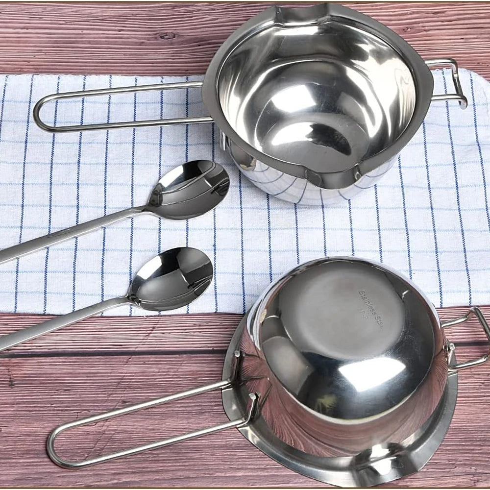 Stainless Steel Candle Making Pouring Pot Double Boiler Wax Melting Pot DIY Candle Making Starter K