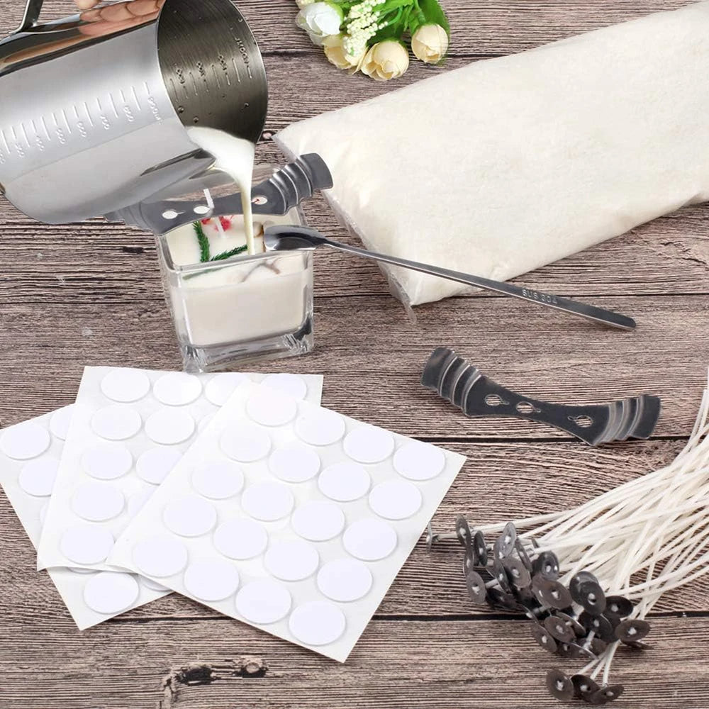 Stainless Steel Candle Making Pouring Pot Double Boiler Wax Melting Pot DIY Candle Making Starter K