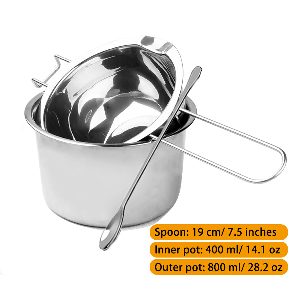 Stainless Steel Candle Making Pouring Pot Double Boiler Wax Melting Pot DIY Candle Making Starter K