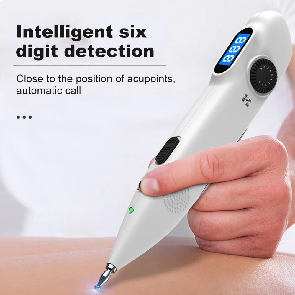 Digital Acupuncture Pen Muscle Stimulator with Display