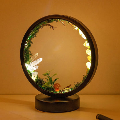 Natural Quartz Forest Crystal LED Night Light 3