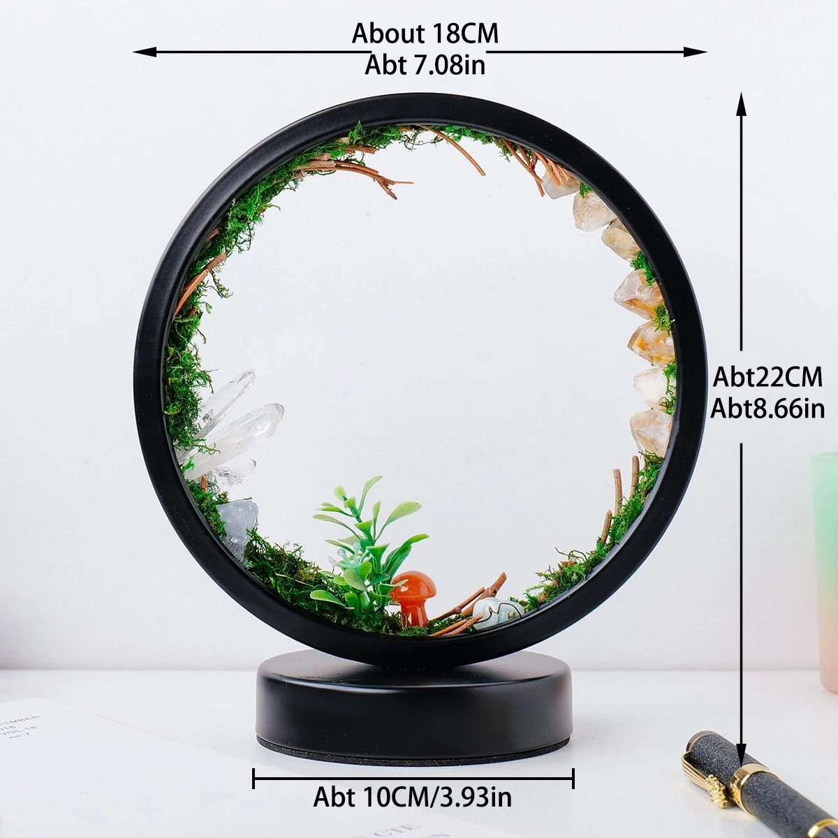 Natural Quartz Forest Crystal LED Night Light 5