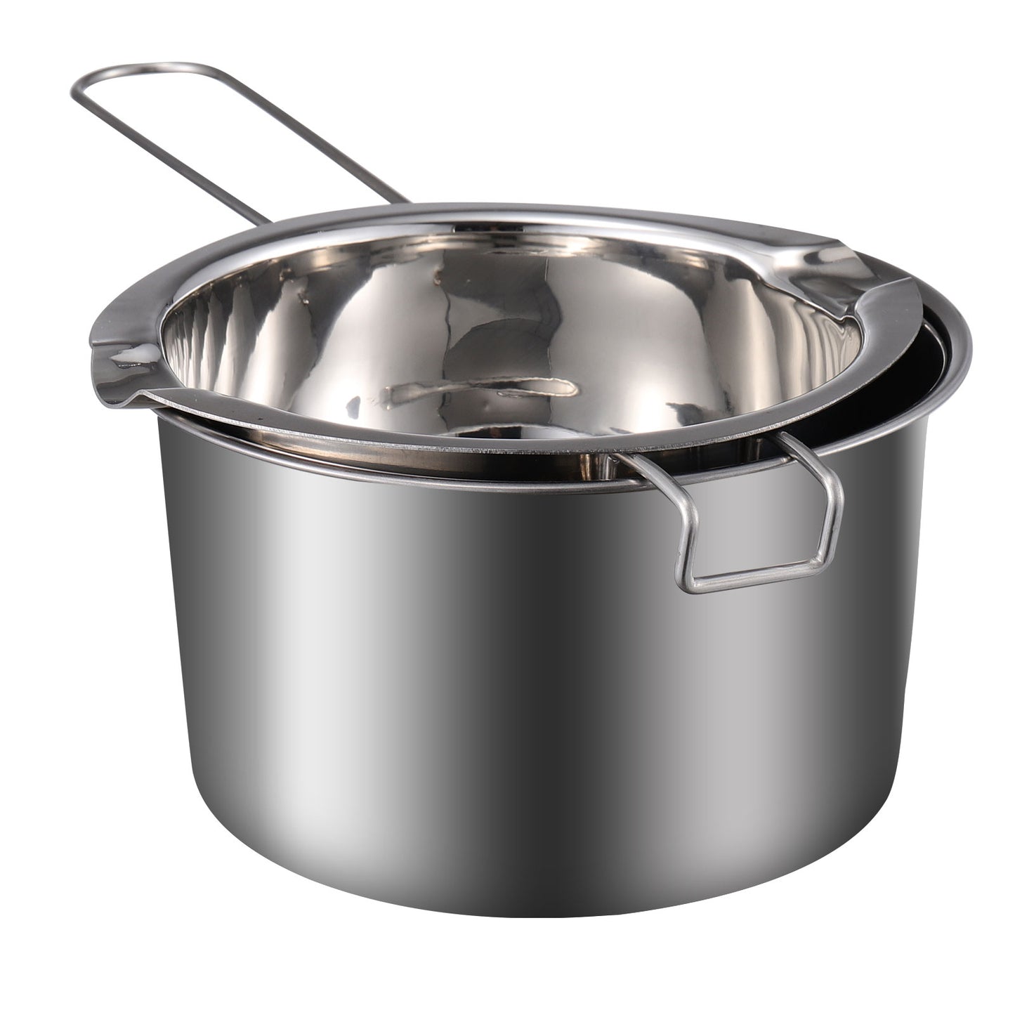 Stainless Steel Double Boiler Pot Wax Melting Pot Chocolate Cheese Melting Pot Nice Chic Safe Kitchen Cooking Tool