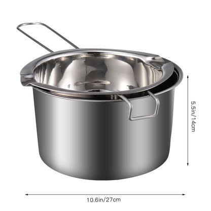 Stainless Steel Double Boiler Pot Wax Melting Pot Chocolate Cheese Melting Pot Nice Chic Safe Kitch 7