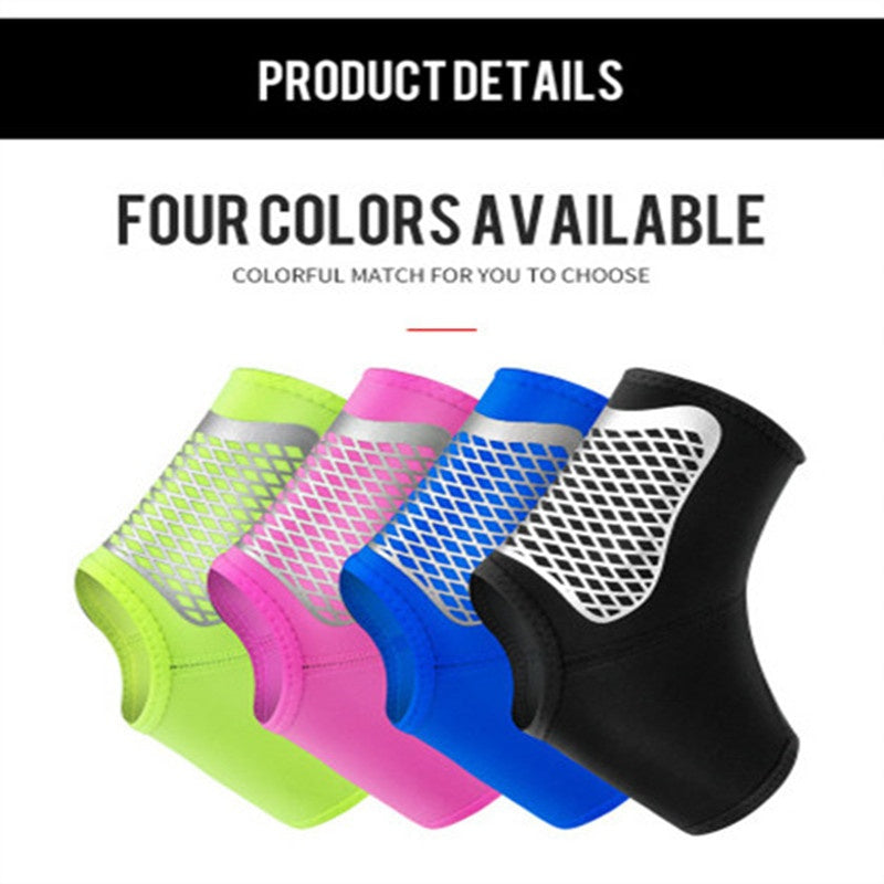 Sports Fitness Ankle Brace, Compression Foot Support Bandage, Achilles Tendon Protector, Pain Relief for Sprain