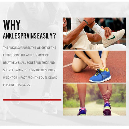 Sports Fitness Ankle Brace, Compression Foot Support Bandage, Achilles Tendon Protector, Pain Relief for Sprain