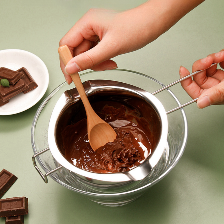 Stainless Steel Double Boiler Wholesale Bakeware Wax Candle Candy Melts Chocolate Warmer Melting Bowl for Baking